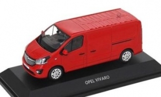 1:43 Opel Vivaro B van červený, dealerská edice - Opel Norev
