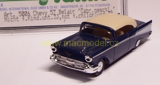 1:87 Chevy Belair 1957 cabrio tm.modrý - Praline