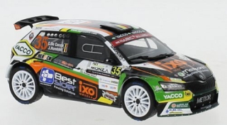 1:43 Skoda Fabia R5 EVO 2020 Rally Monza # 35 Cecco-Humblet - Ixo