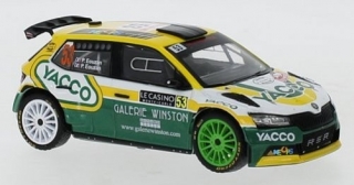 1:43 Skoda Fabia Rallye 2 EVO 2021 Monte Carlo # 53 Eouzan-Eouzan - ixo