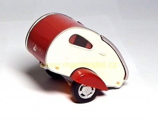 1:43 camper přívě, poškozený, bez krabičky - Schuco