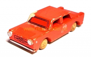 1:55 auto dřevěné, DDR, 5 cm, žádné označení - DDR