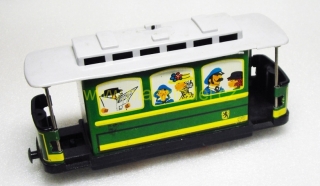 1:50 Tramvaj výrobce neuveden, materiál plech - staré hračky