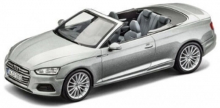 1:43 Audi A5 cabrio 2017 stříbrný, dealerská edice - Spark