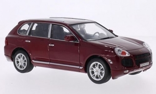 1:24 Porsche Cayenne Turbo tm.červený - Welly