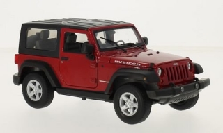 1:24 Jeep Wrangler Rubicon H červený zavřený - Welly