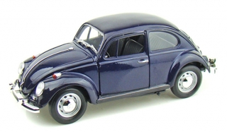 1:18 VW 1967 Beetle modrá metalíza - Lucky Toys (YatMing)
