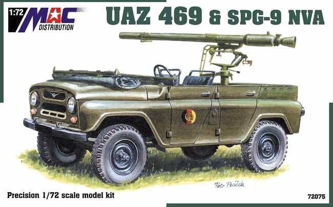 1:72 UAZ 469 + SPG 9 NVA - MAC.distribution