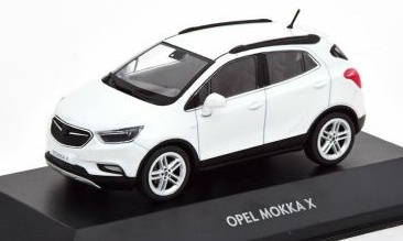 1:43 Opel Mokka X bílý, dealeská edice - Opel Norev